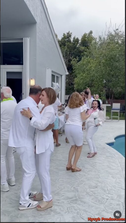Couple dancing at a South Florida celebration